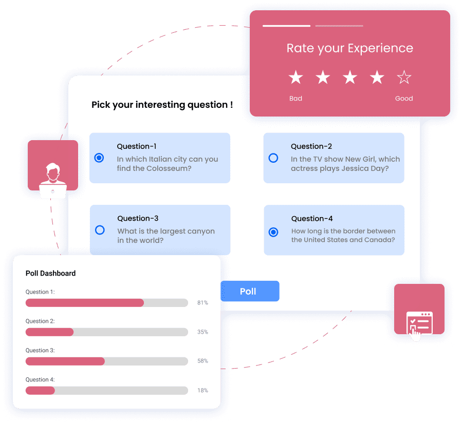 Live Polls & Q/A Sessions